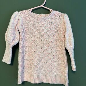 Janie and Jack Pink Knit Sweater 18-24 Months